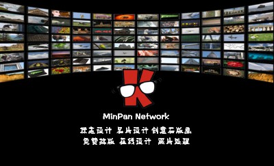 黑底彩色科技摄影名片制作