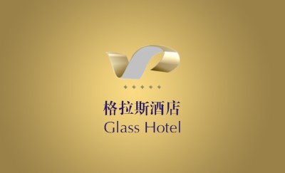高贵蓝白两色拼接商务名片设计