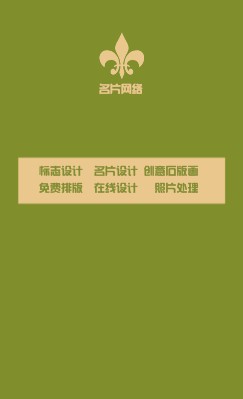 简洁型三角形线条商务竖版名片模板