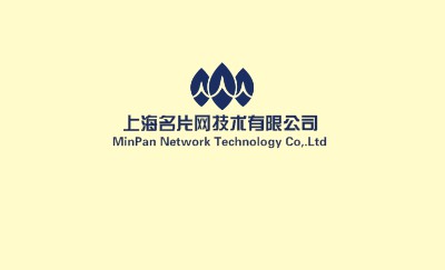 个性蓝黄色拼接商务名片制作