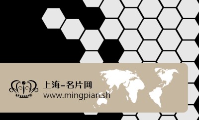 简洁灰色创意名片设计