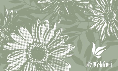 暗花底纹墨灰艺术名片设计