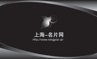 简洁质感灰色商务名片制作