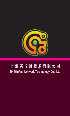 红灰商务竖版名片设计