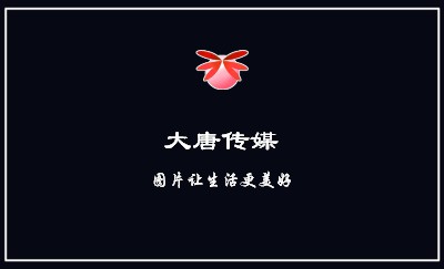 黑色明亮线条艺术名片模板