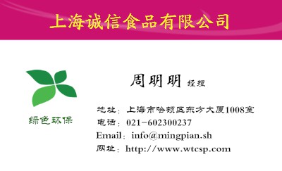 简洁枚红色商务名片设计