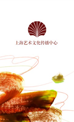 白底丝状线条竖版名片制作