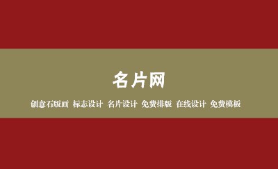 炫彩型灰色商务简约名片模板