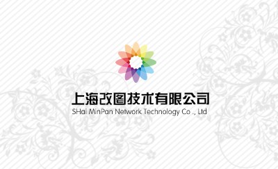 白色古典风花纹名片设计