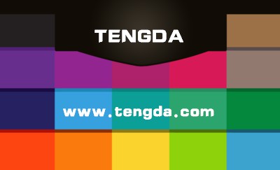 彩色方块组合名片制作