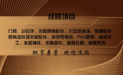 黄铜色金属质感科技名片制作