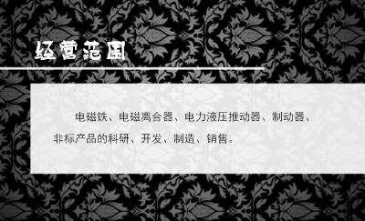 典雅黑白花纹设计名片设计