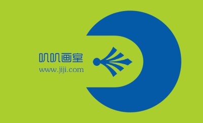撞色系简约设计名片模板