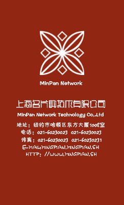 时尚印花装饰竖版名片模板