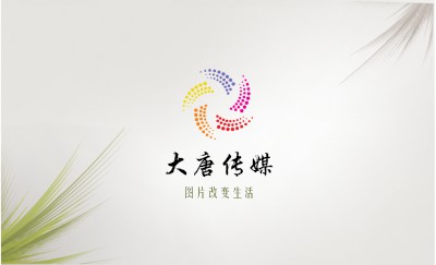 简约抽象线条白底传媒名片设计