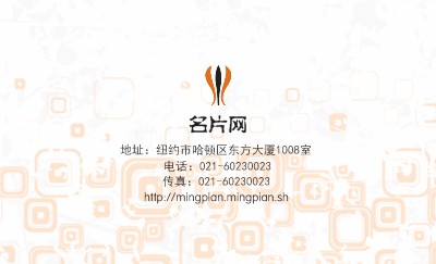 个性豹纹抽象艺术名片设计